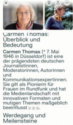 Carmen Thomas | Coach, Moderatorin, Journalistin, Autorin